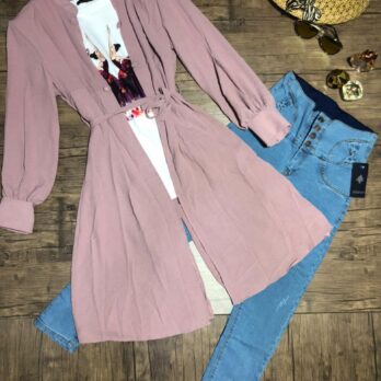 طقم (جاكيت,جينز,بدي نص كم)